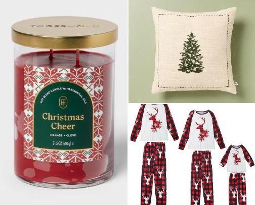 Holiday decor cover photo collage