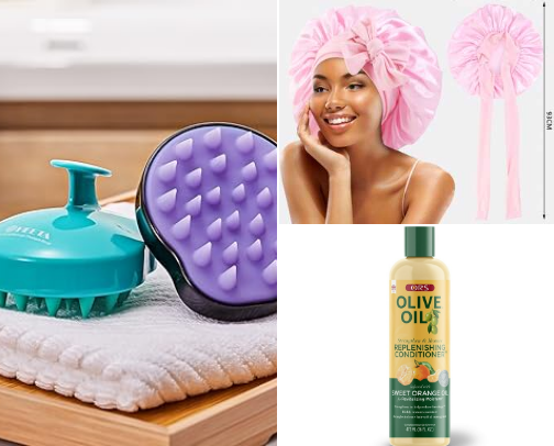 Hair essentials care bundle 💕 cover photo collage