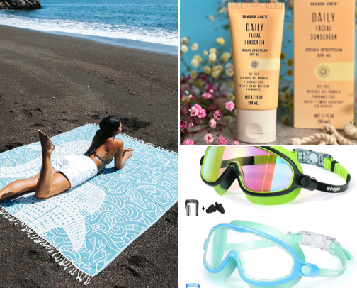 Beach & Pool Must Haves cover photo collage