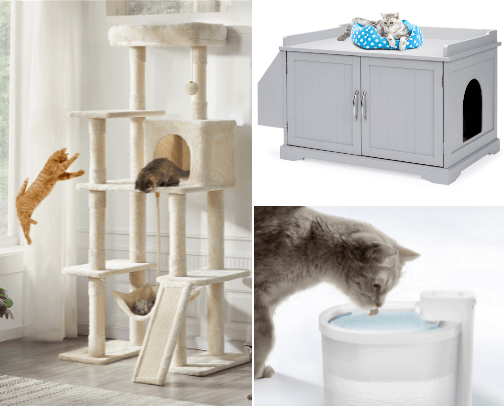 Must have cat products!! cover photo collage