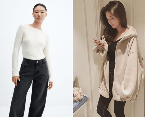 Clothing styles cover photo collage