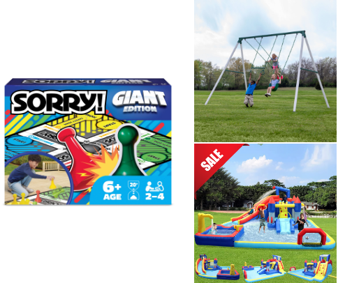 Backyard Kid Approved Fun and Games for Spring Time cover photo collage