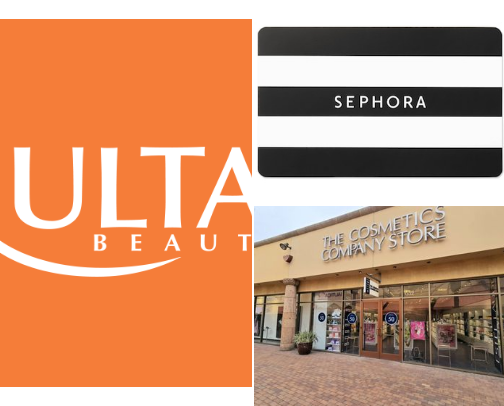 Cosmetics Stores cover photo collage