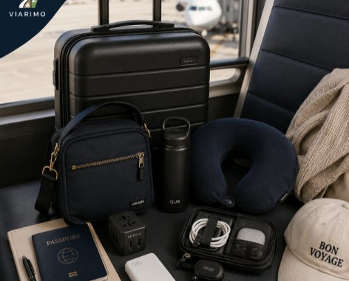 Carry-On Essentials for Stress-Free Travel 🎒 cover photo collage