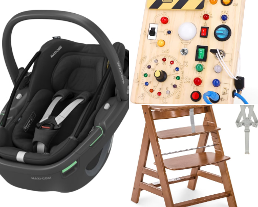 Baby necessities: 0 - 12 months cover photo collage