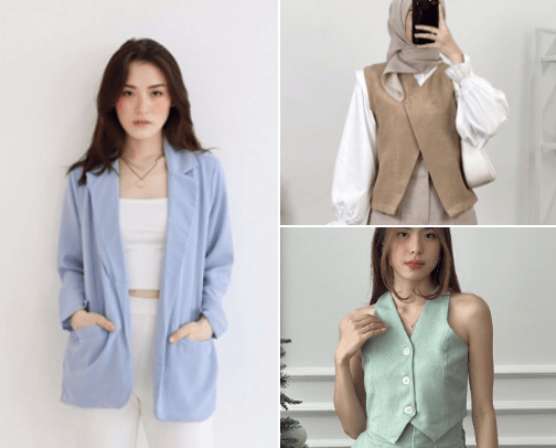 Vest & Blazer cover photo collage