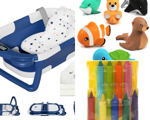 Make bath time fun cover photo collage