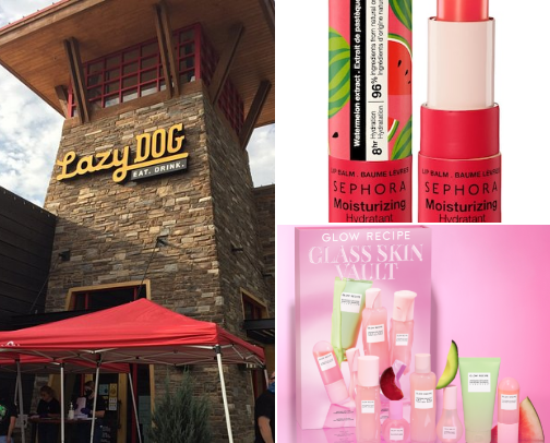 Makeup, skin and hair care cover photo collage
