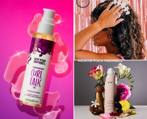 Perfect Curly Hair Routine🎀 cover photo collage