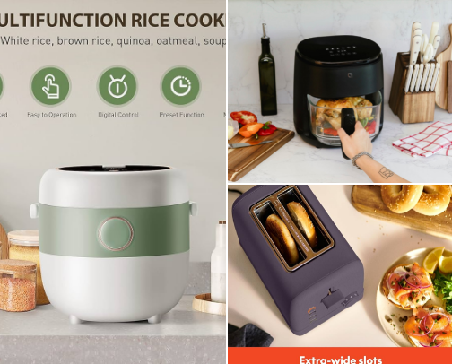 Favorite Kitchen Appliances (Gen Z Mom)👩🏻‍🍳🍳 cover photo collage