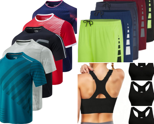 Ropa deportiva cover photo collage
