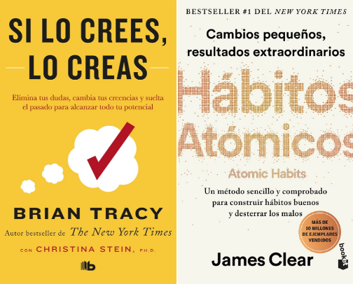 Los mejores libros de crecimiento personal cover photo collage