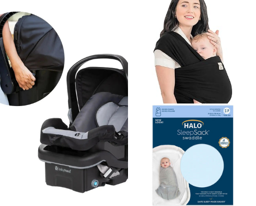 Baby finds cover photo collage