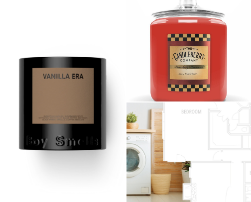 my fav candles cover photo collage