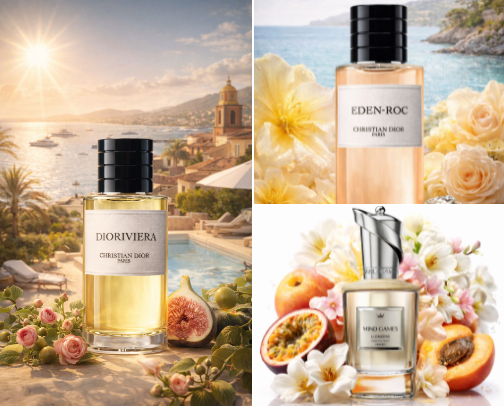 Resort-Ready Fragrances🌴✨ cover photo collage