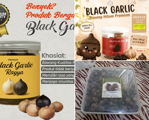 Black Garlic cover photo collage