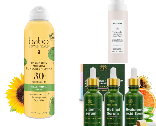 Simple Skincare Routine for Busy Moms cover photo collage