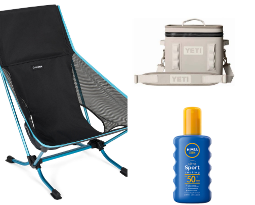 Essential Beach Day Must Have's cover photo collage
