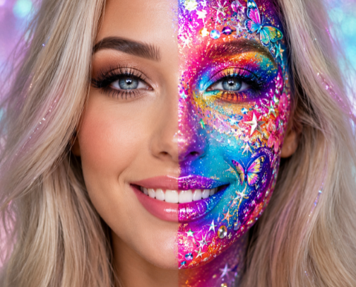 🎃 Halloween Beauty Survival Kit: Lock In Your Look, Save Your Pores cover photo collage