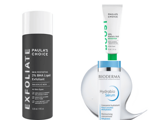 Skincare cover photo collage