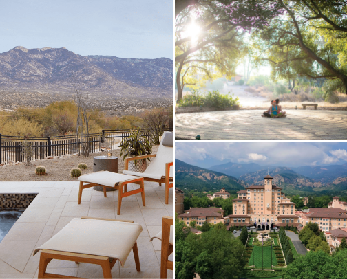 Best Spa & Wellness Retreats in the US cover photo collage