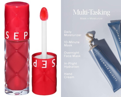My favorite beauty recs cover photo collage
