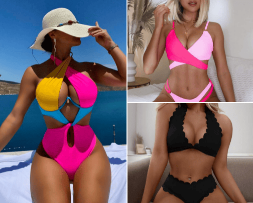 Inexpensive CUTE Bathing Suits 👙! cover photo collage