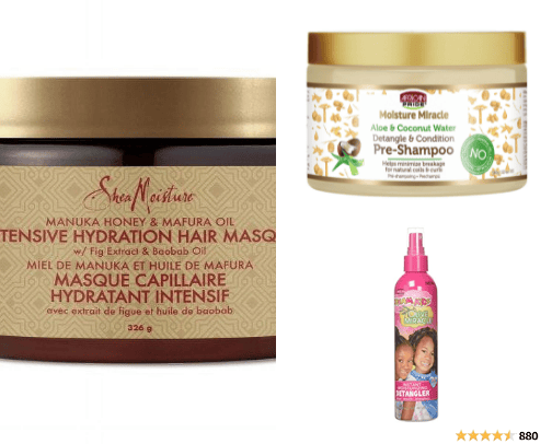 Black Girl Hair Products cover photo collage