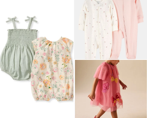 Baby Girl Clothes cover photo collage