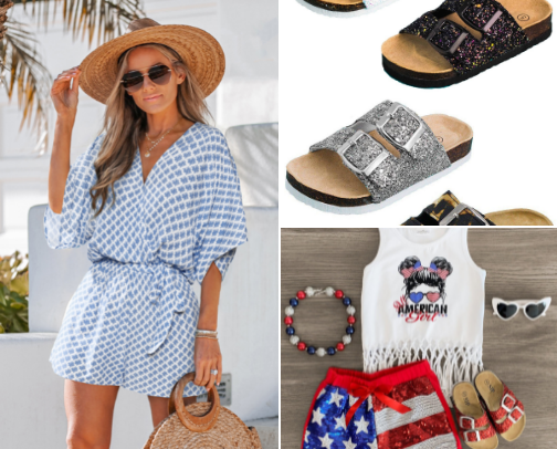 Women & girls Spring & Summer outfits cover photo collage