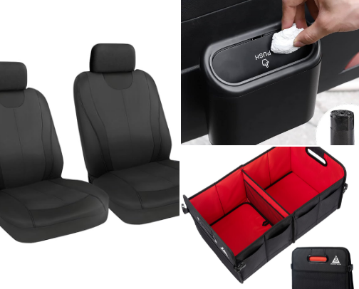 Girly Car Essentials cover photo collage