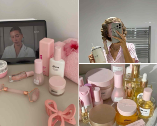 Clean Girl Skincare Guide to Glow up and look the Best you’ve ever looked! 🎀🧖‍♀️✨ cover photo collage