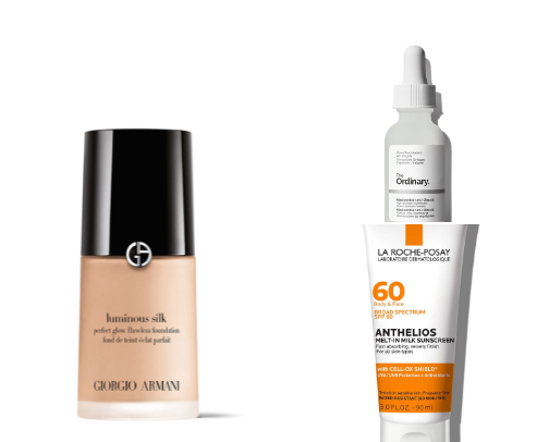 My recommended skin-care products cover photo collage