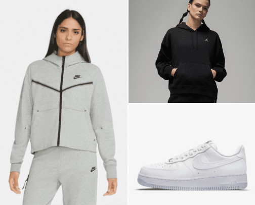 Sport clothes cover photo collage