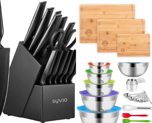 Utensils cover photo collage