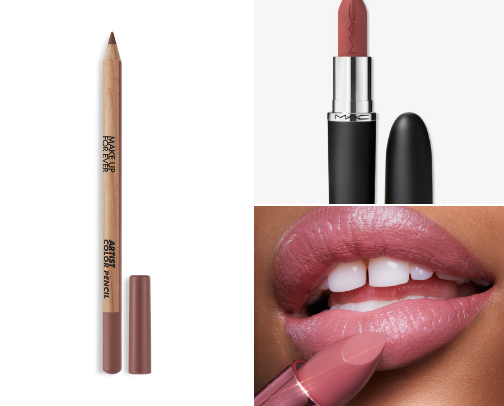 milky baby pink lip combo! cover photo collage