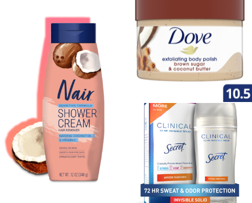 GOLDEN Hygiene and Body Care Products cover photo collage