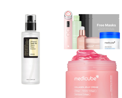 Affordable Korean Skincare Serums for glowy Skin cover photo collage