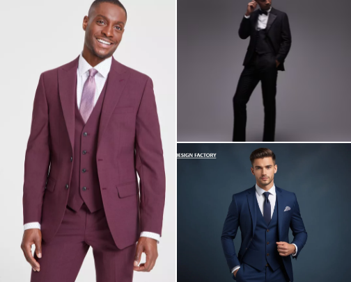 Men's Suits cover photo collage