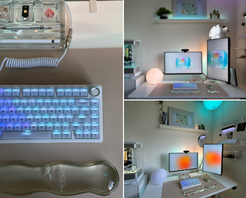 Desk Setup cover photo collage