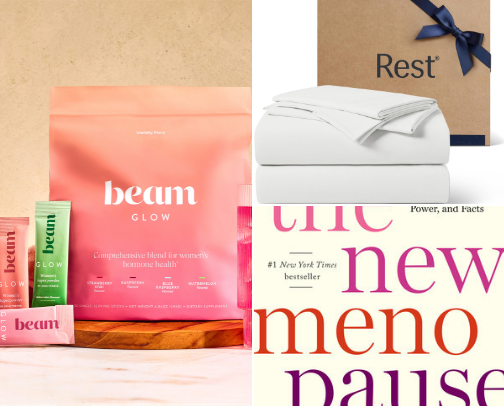 Perimenopause besties cover photo collage