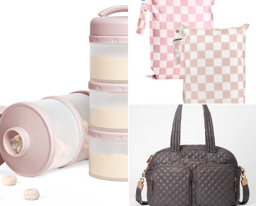 First Time Mom Diaper Bag Essentials cover photo collage