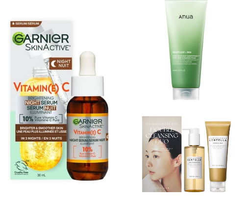 My skincare faves for GLASS skin ✨️ 😍 cover photo collage