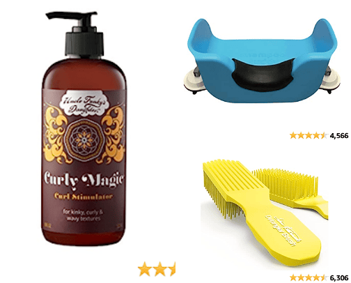 Hair Products cover photo collage