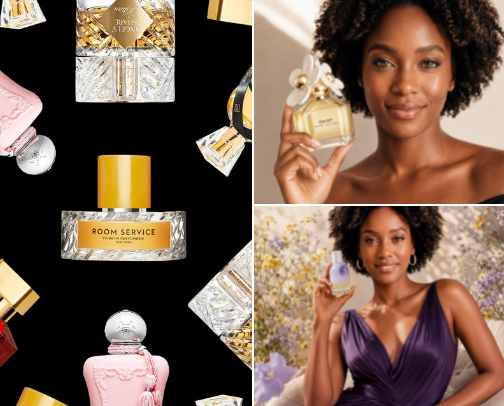 Favourite Feminine Fragrance cover photo collage