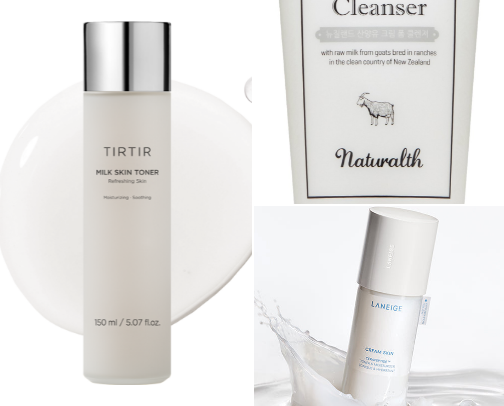 Milk Skincare That Actually Works 💗 cover photo collage