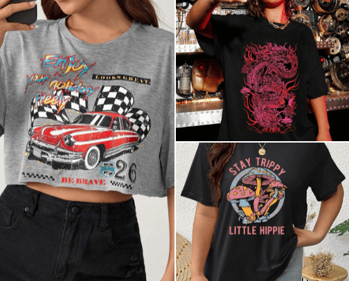 Plus Size Shirts cover photo collage