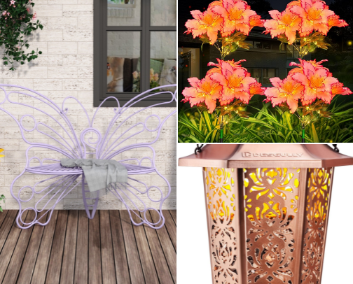 What I'd get if I wanted to make my balcony a whimsical, fairy garden paradise cover photo collage