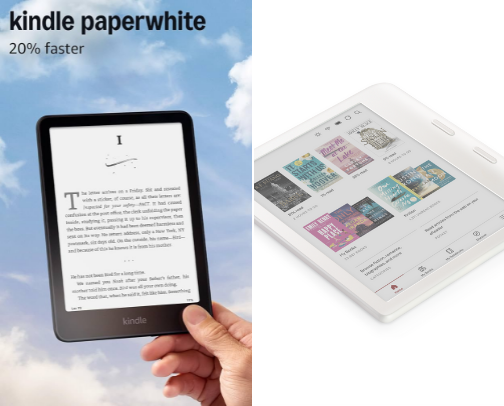 Ereader shopping guide cover photo collage