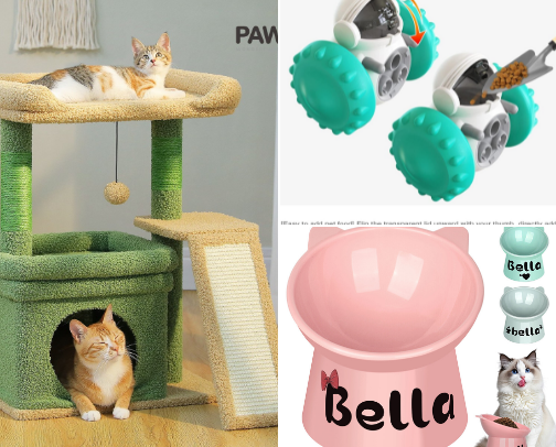 Paws Up Essentials For Every Fur Baby 🐱🐶 cover photo collage